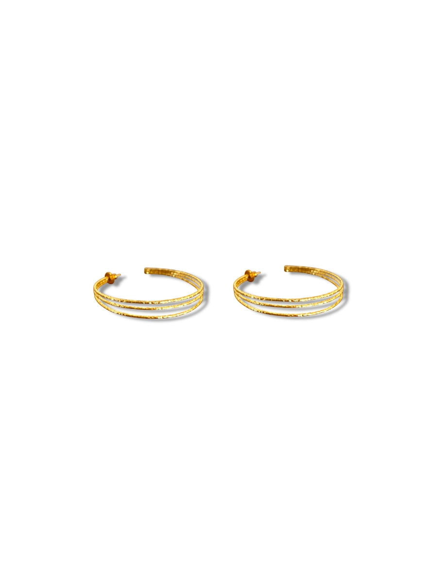 3D Hoops-Gold