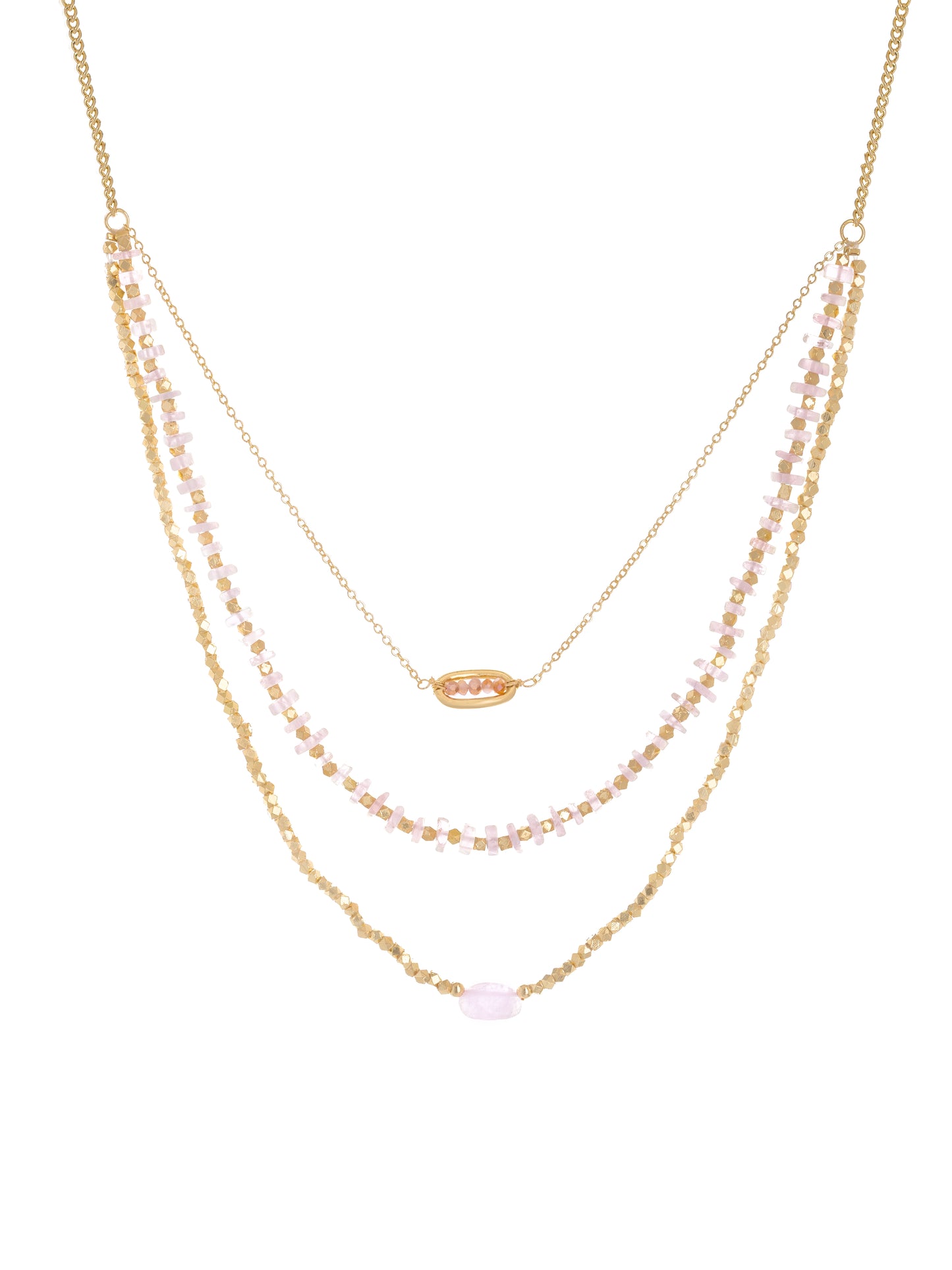 Rose Luxe Layered Necklace