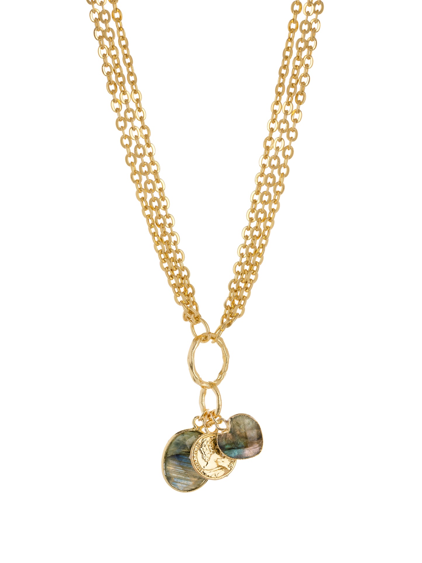 Aura Link Stone Necklace