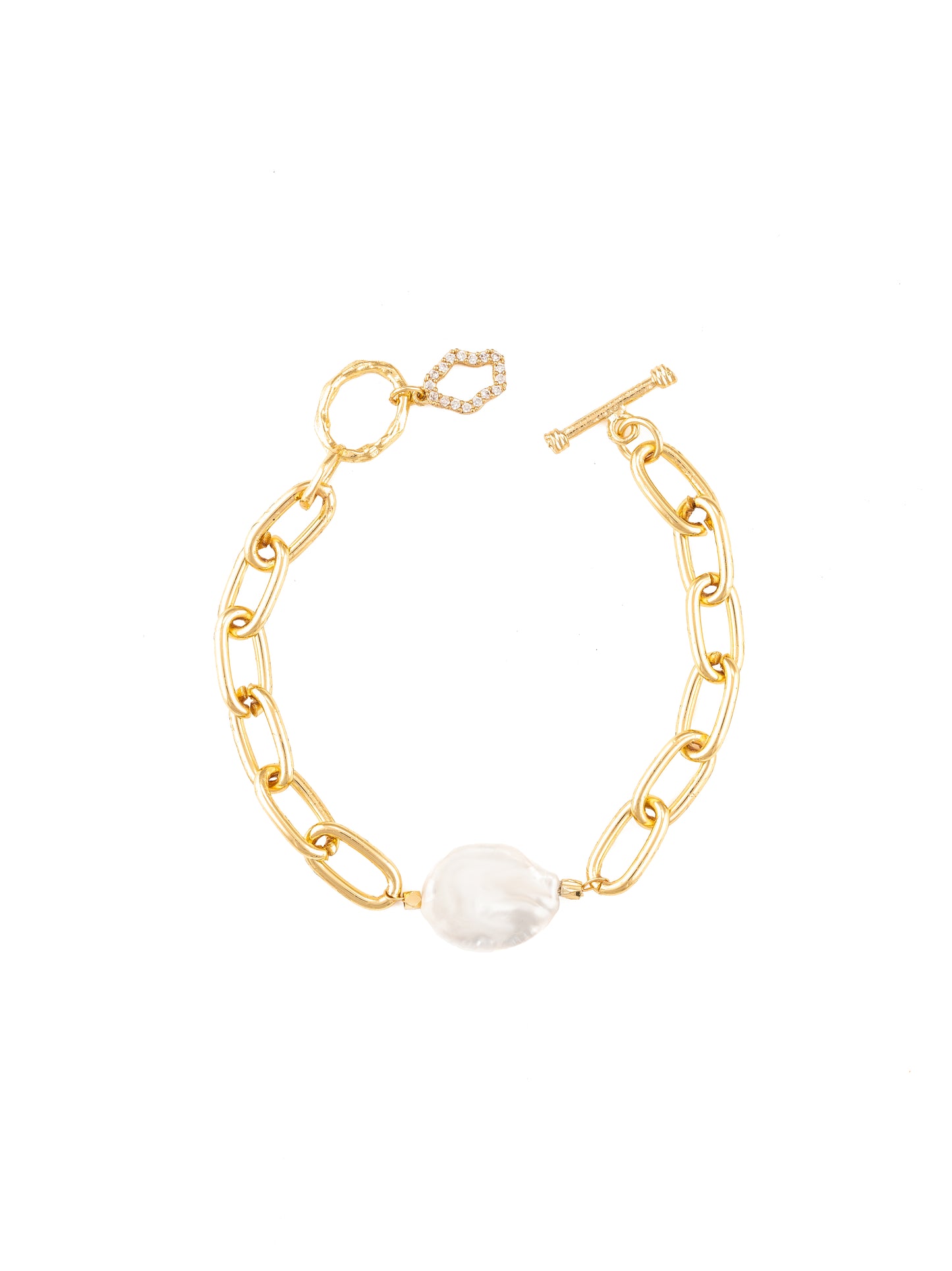 Baroque Glow Pearl Bracelet