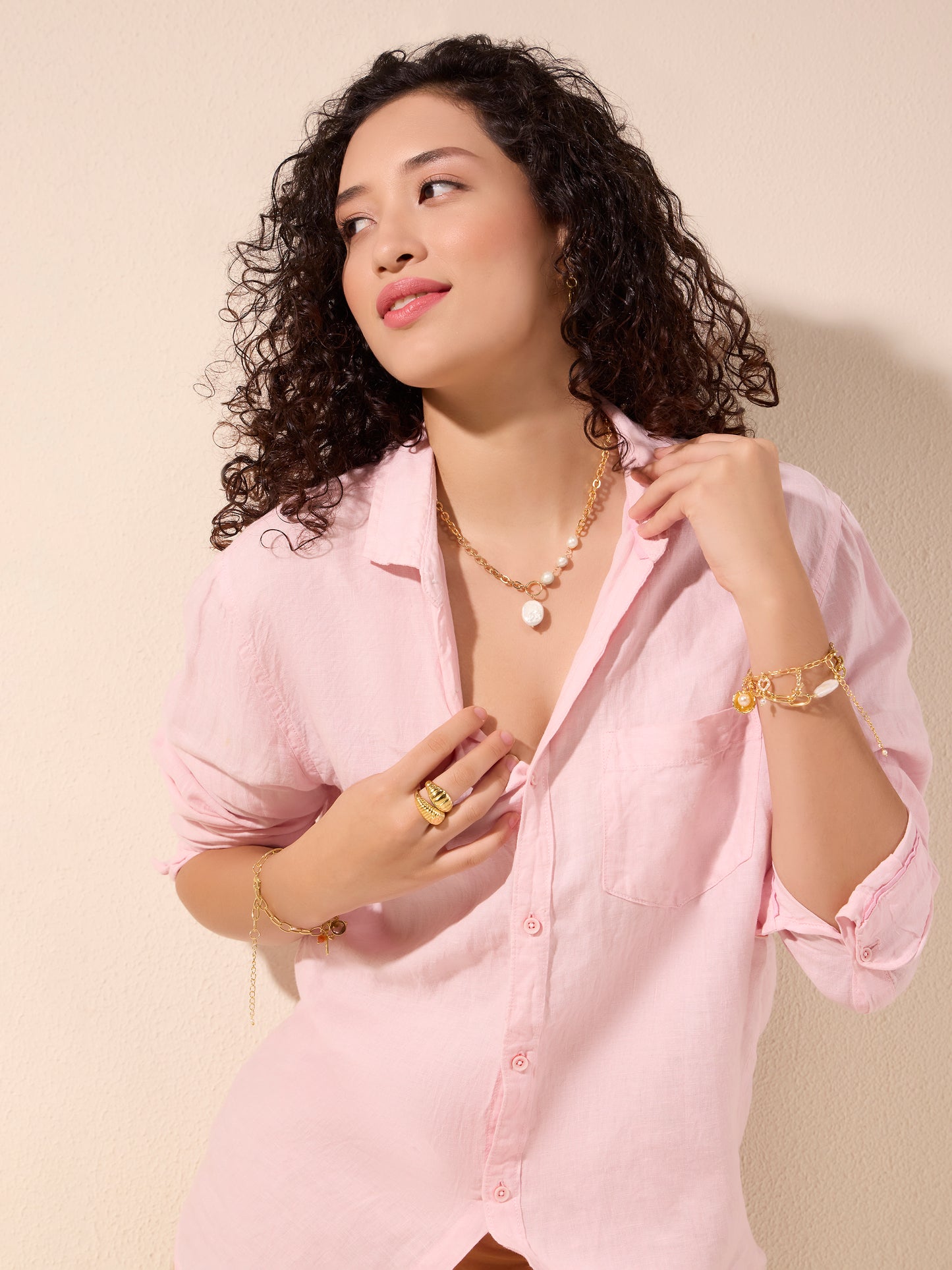 Ophelia Drop Pearl Necklace