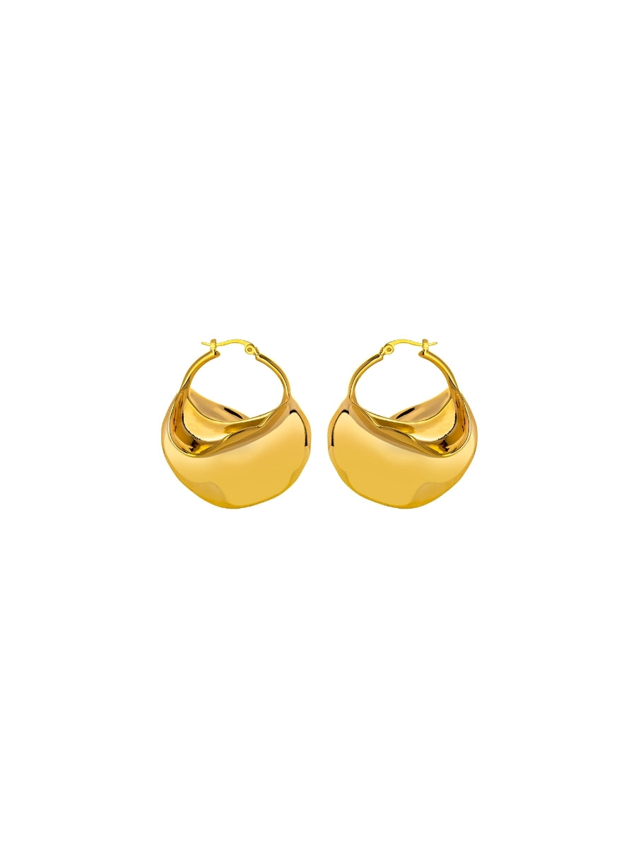Golden Dune Hoops