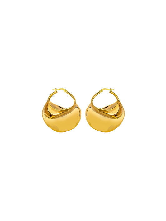 Golden Chunky Hoops