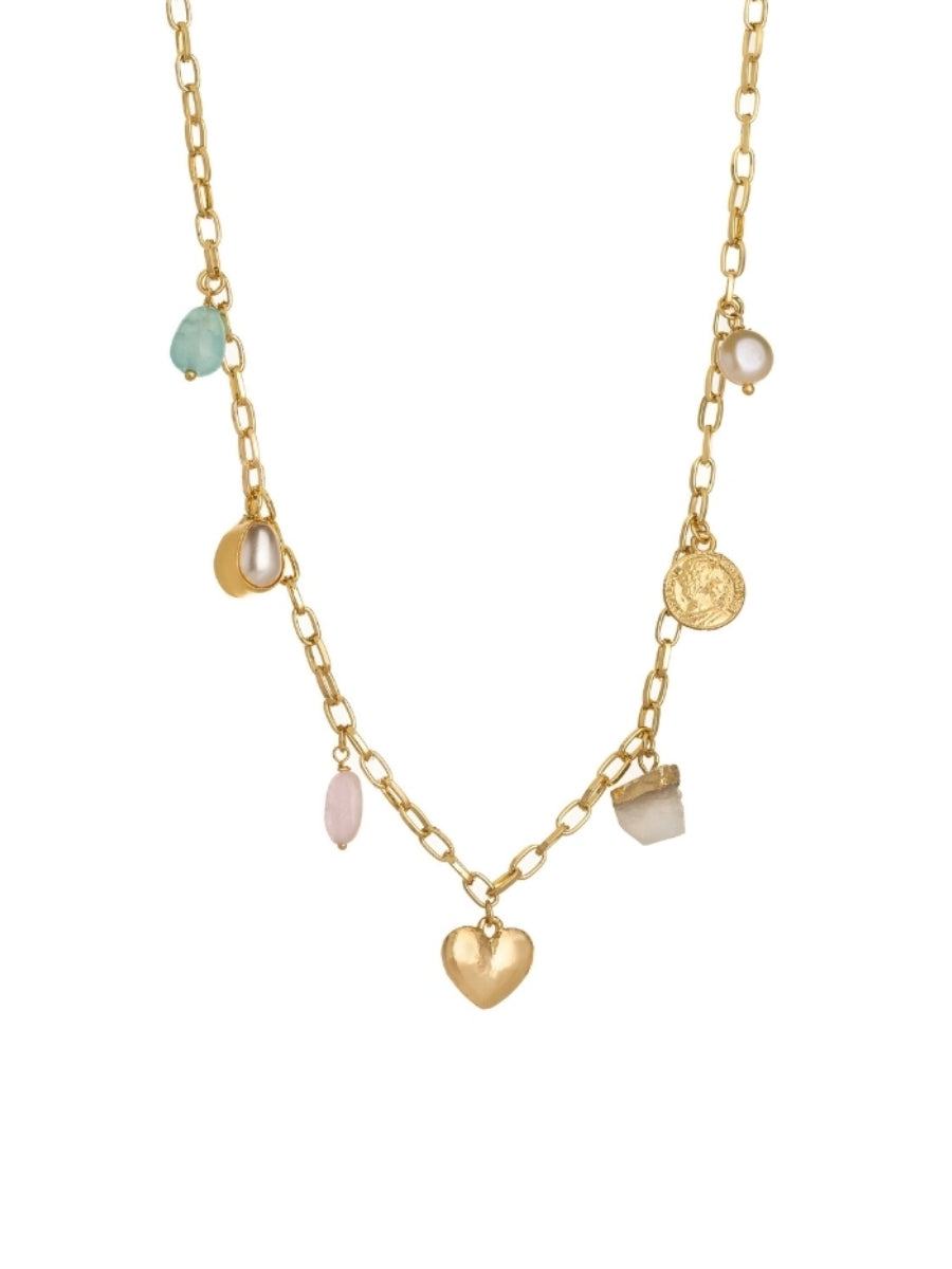 Heart & Stones Necklace