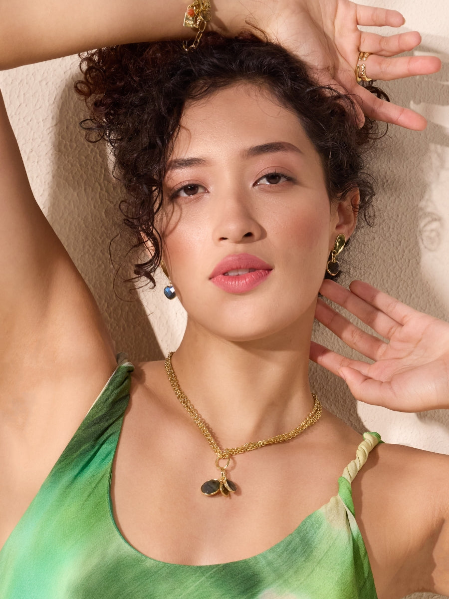 Aura Link Stone Necklace