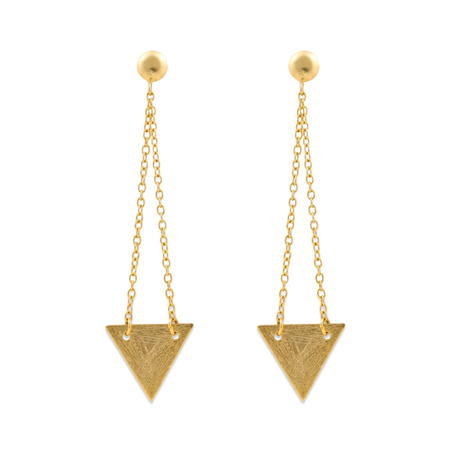 Triangle Drop Earrings