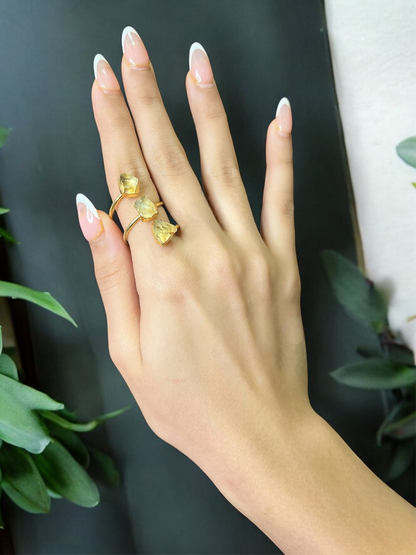 Sunstone Layered Ring