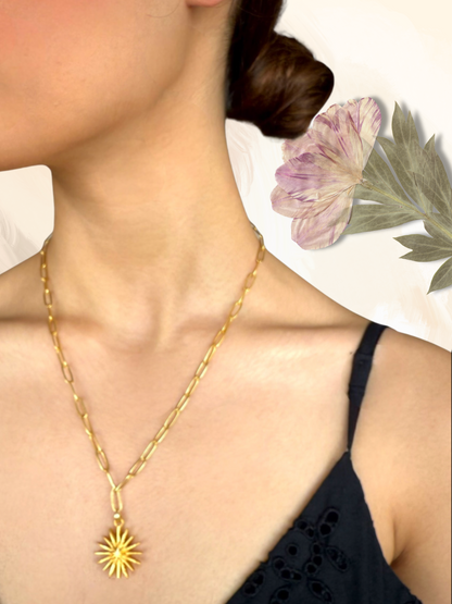Sun & Rays Necklace