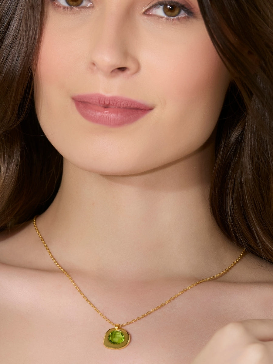 Olive Green Necklace