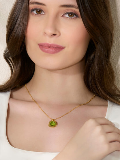 Olive Green Necklace