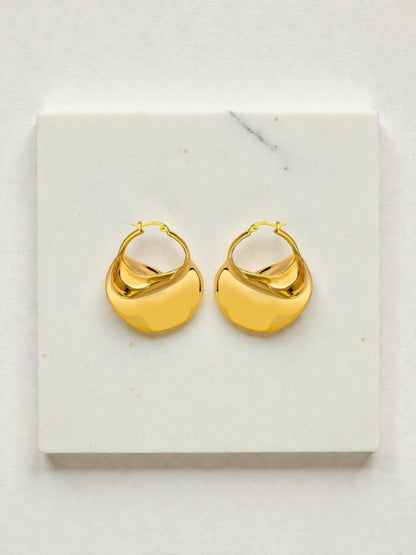 Golden Chunky Hoops 