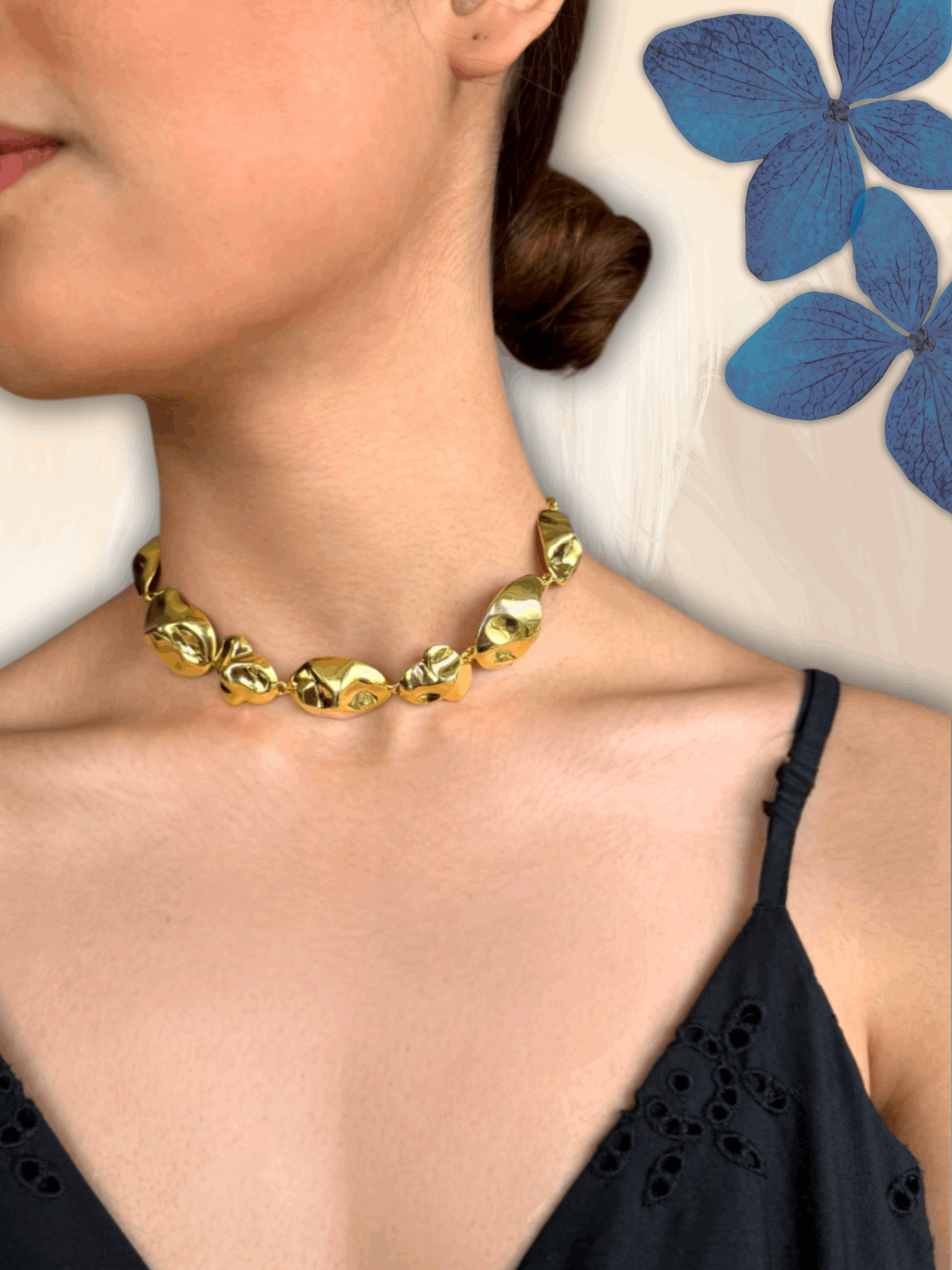 Luxe Molten Choker 
