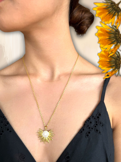 Sunburst Enamel Neckchain