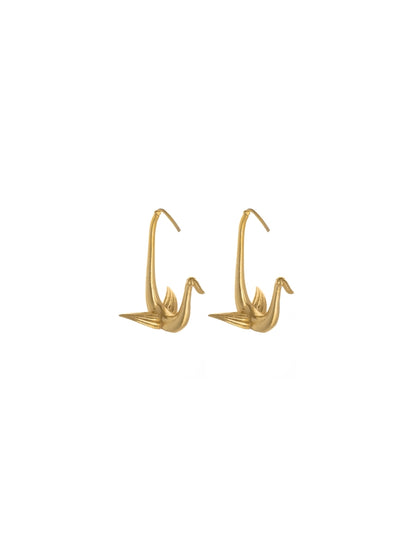 Swan Earrings