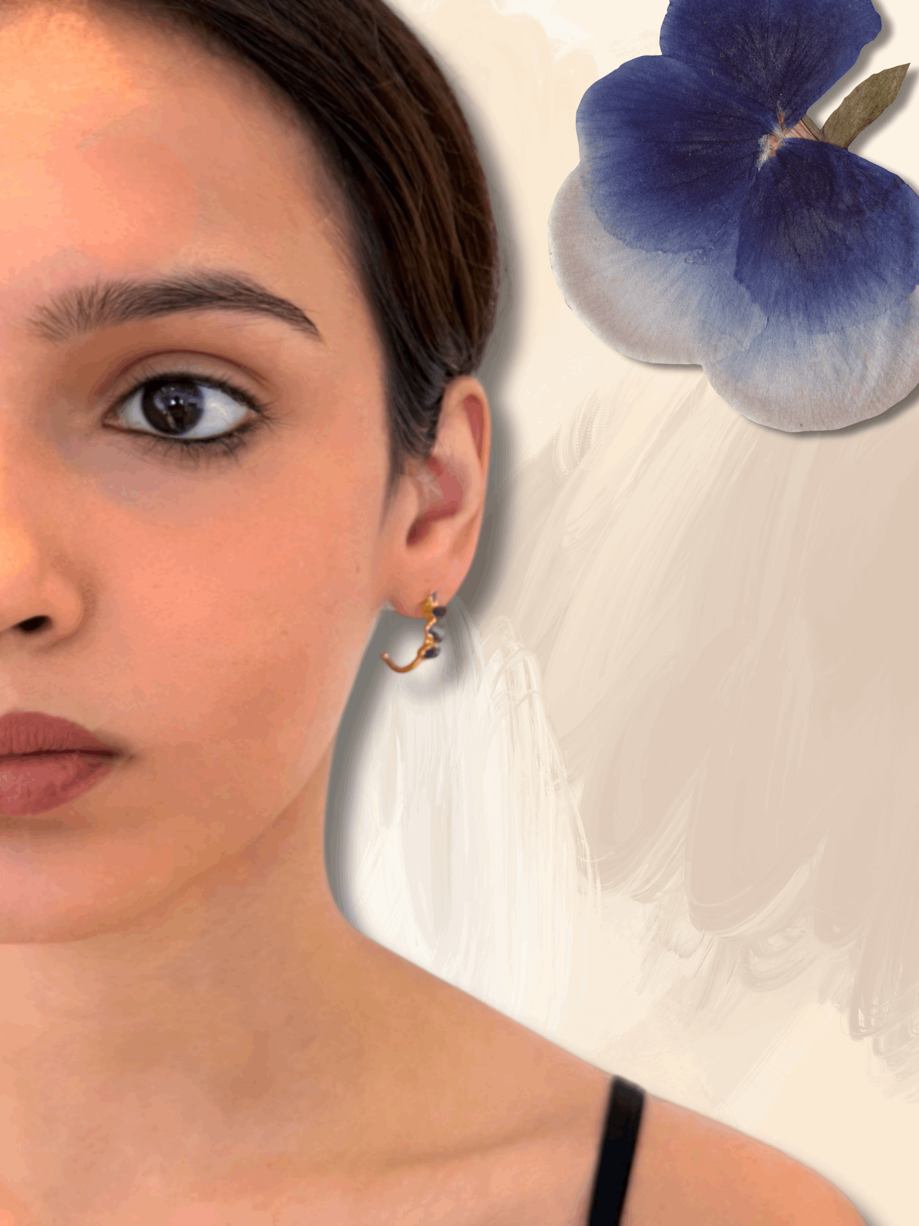 Amethyst Eclipse Earrings