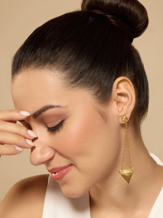 Triangle Drop Earrings