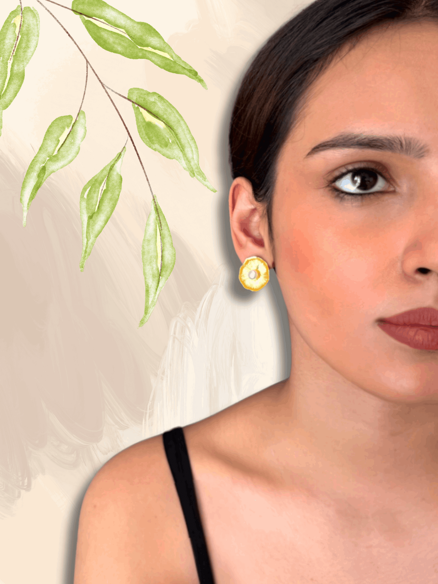 Golden Dewdrop Earrings