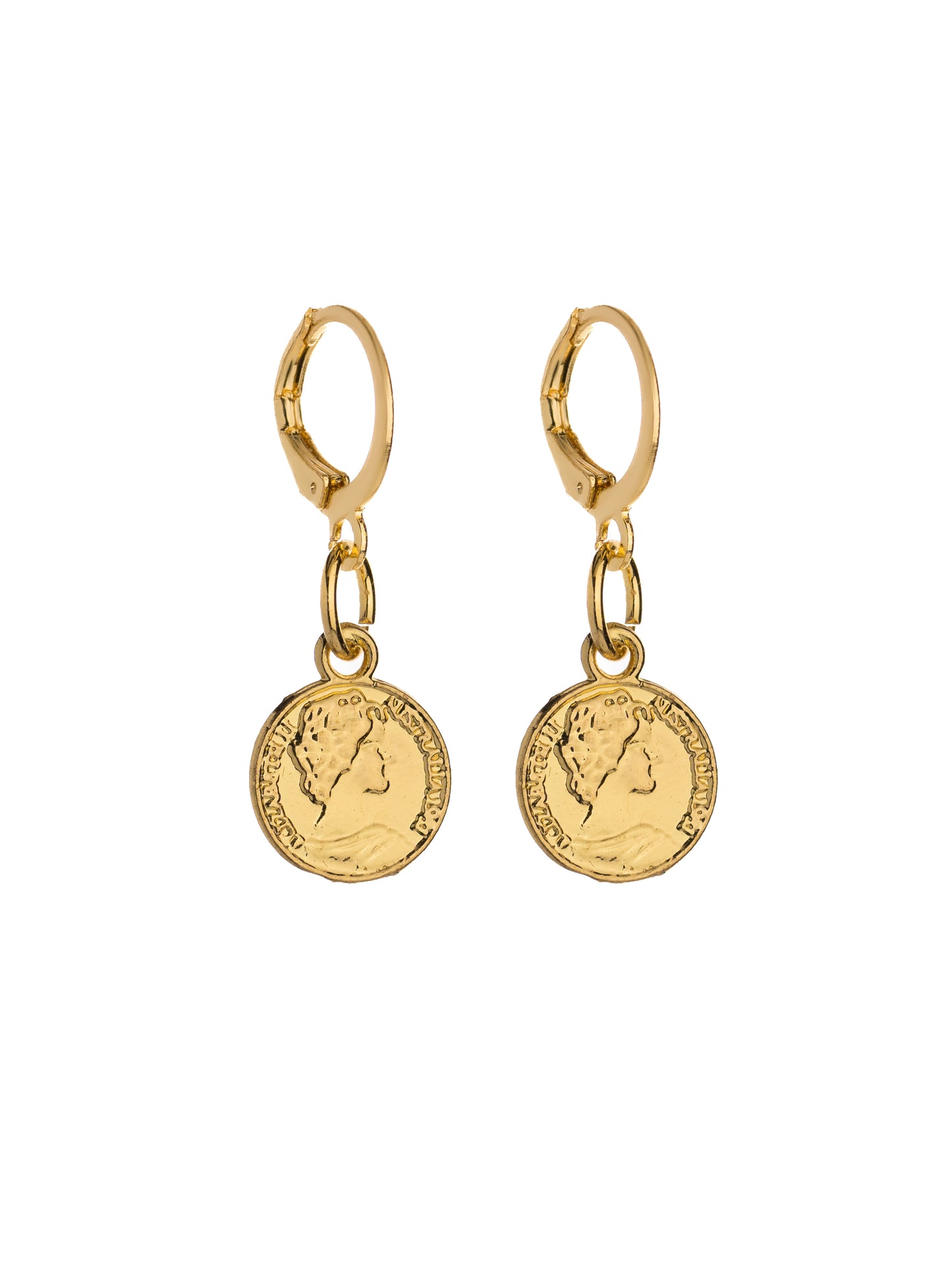Coin Drop Earrings