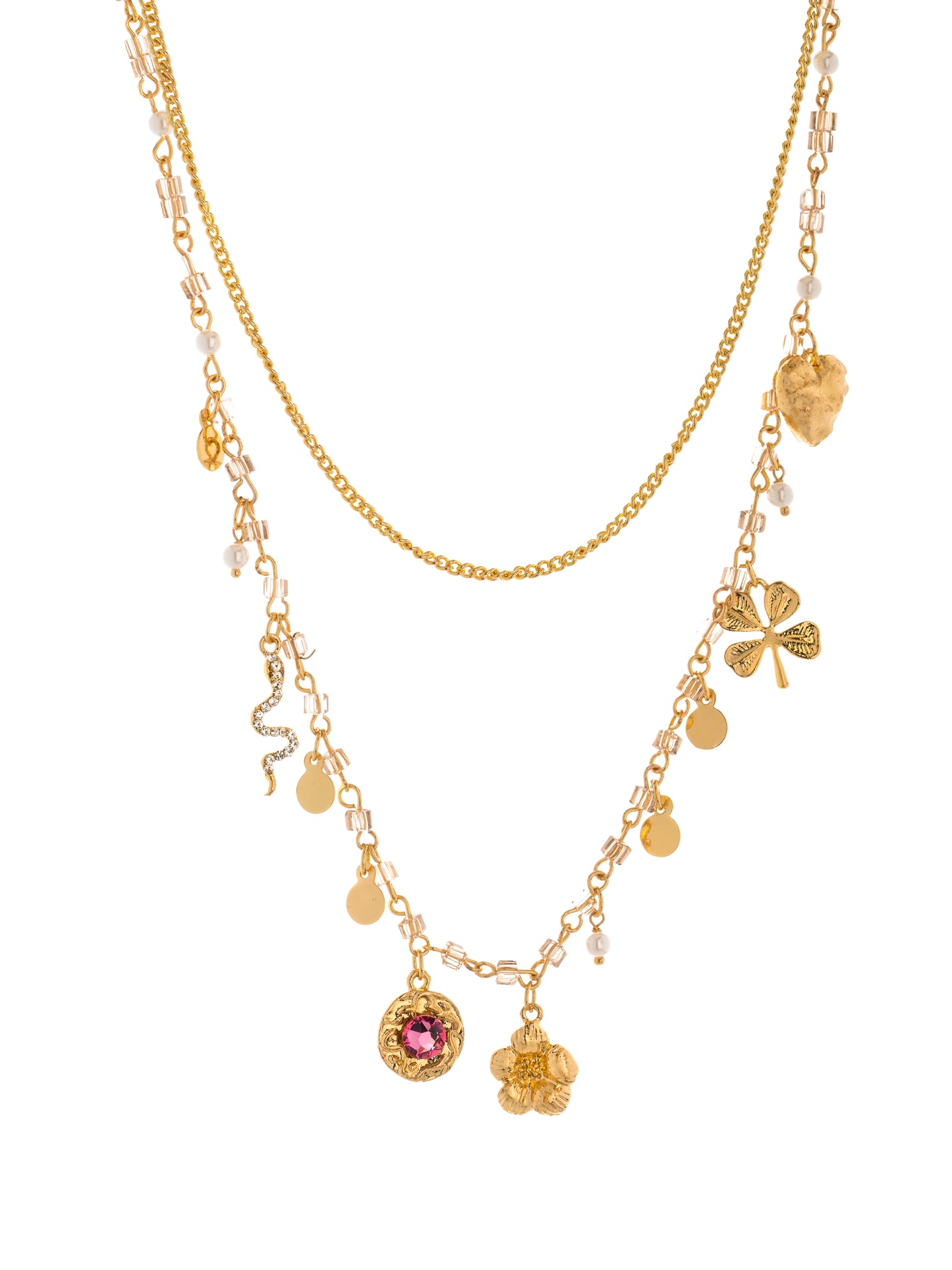 Flora Charm Necklace