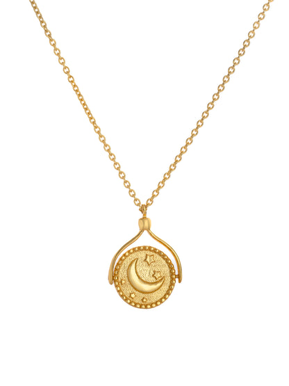 Sun & Moon Flip Necklace