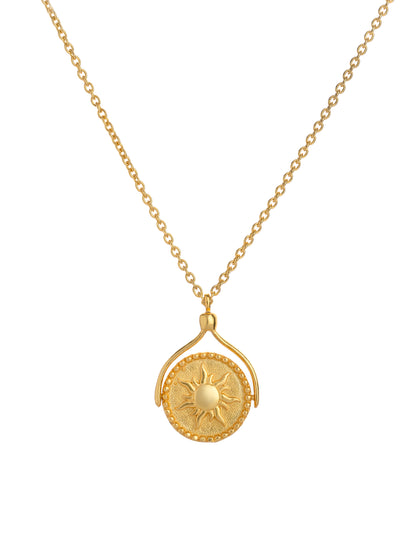 Sun & Moon Flip Necklace