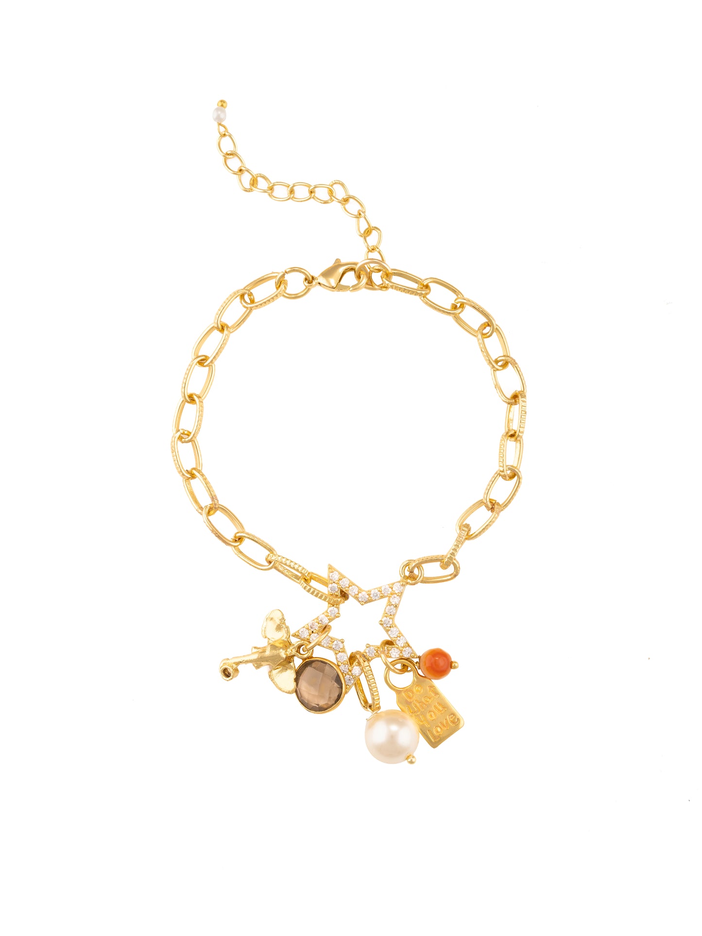 Stellar Spark Pearl Bracelet