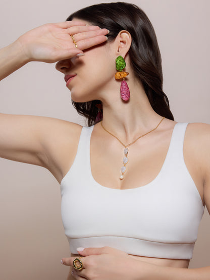 Colour-Pop Resin Earrings
