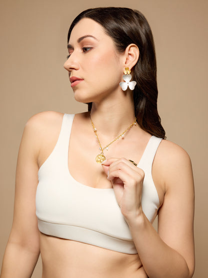 Pearl Charm Necklace