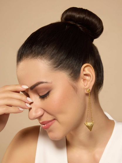 Triangle Drop Earrings