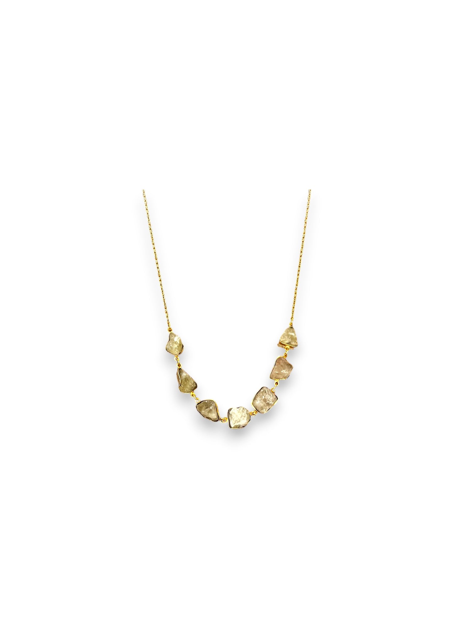 Seven Sunstone Necklace