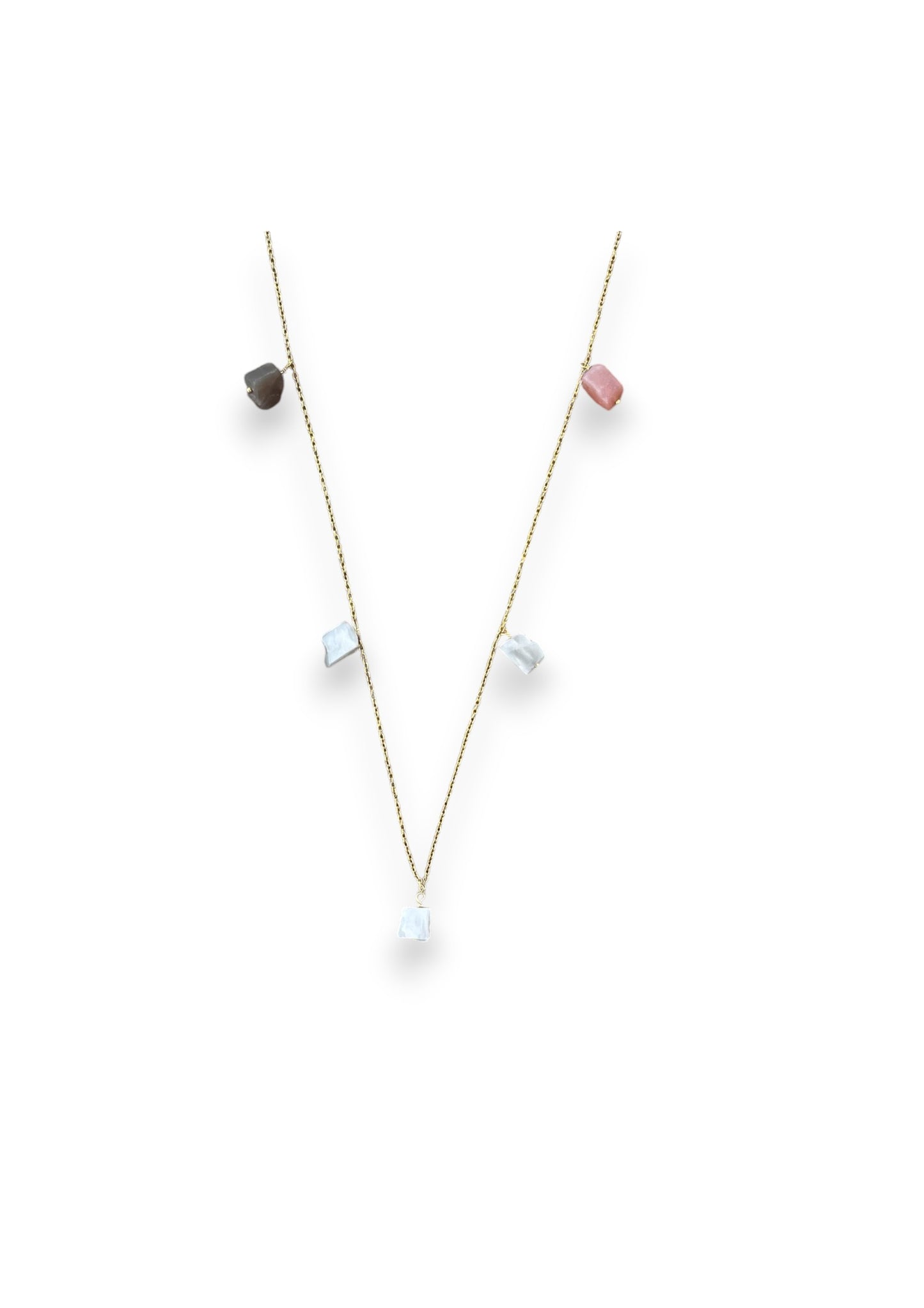 White Dreamy Charm Necklace