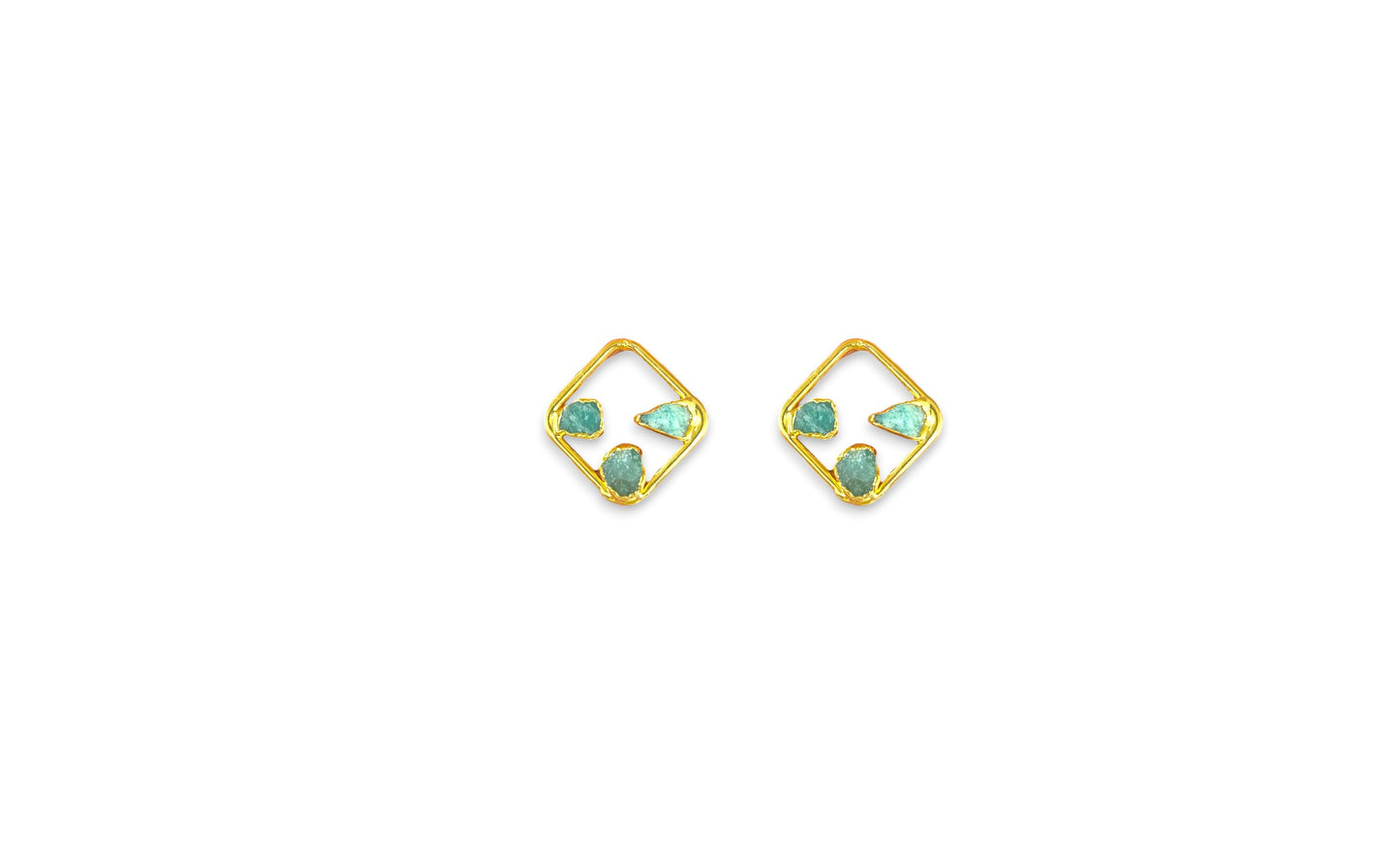 Aqua Square Serene Earrings