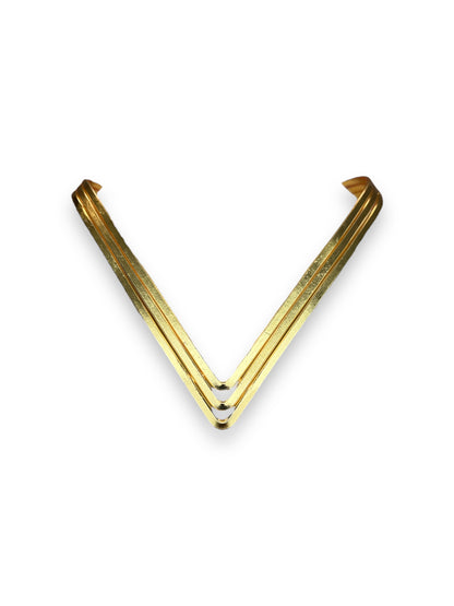 Statement Collar Neck Piece- Gold
