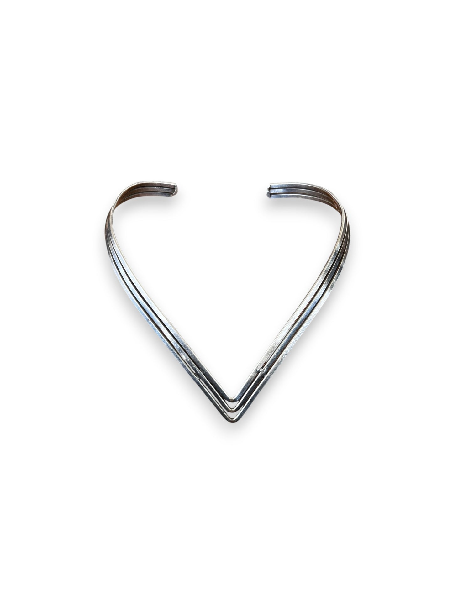 Statement Collar Neck Piece Silver