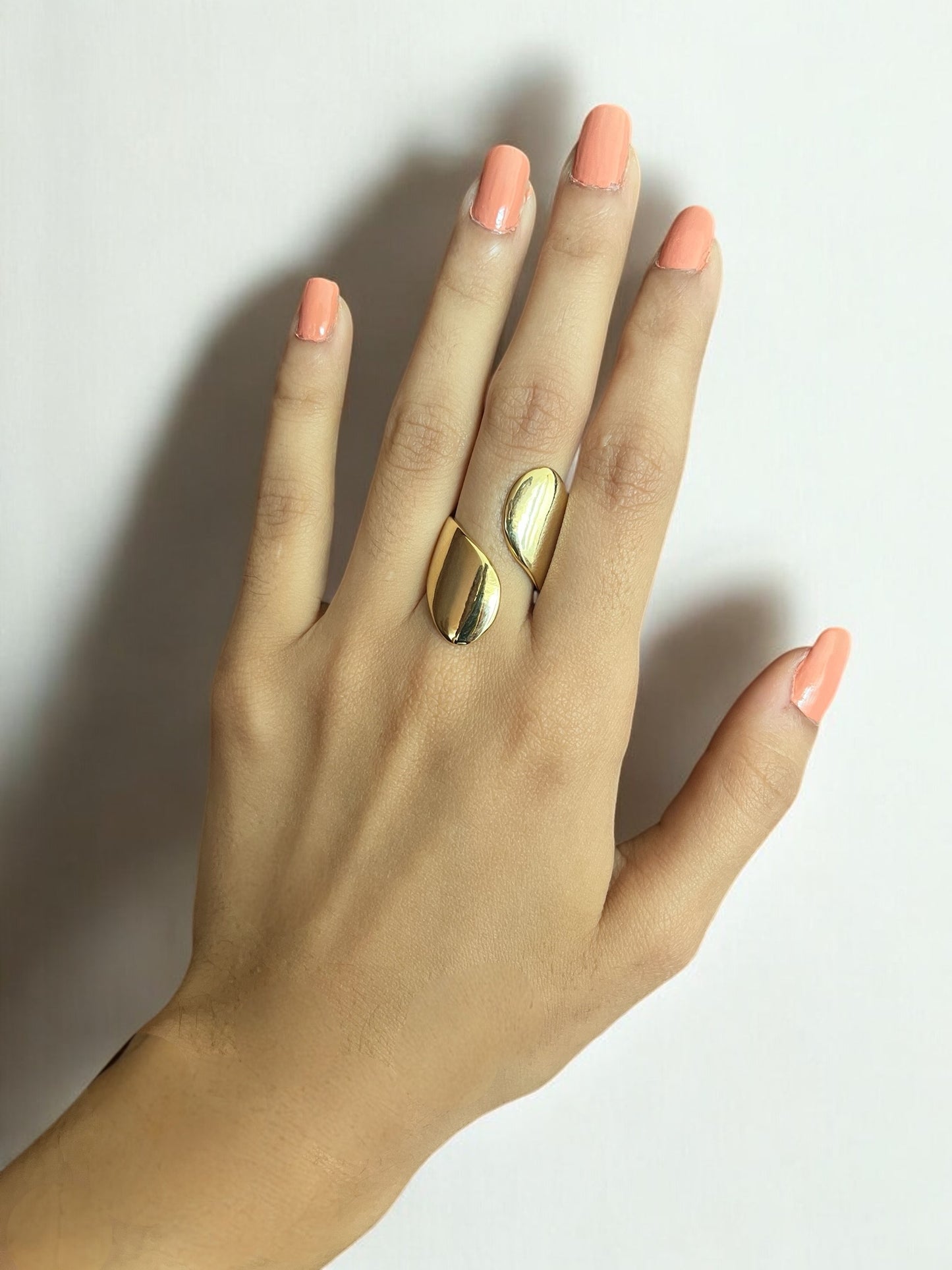 Golden Finger Wrap Ring