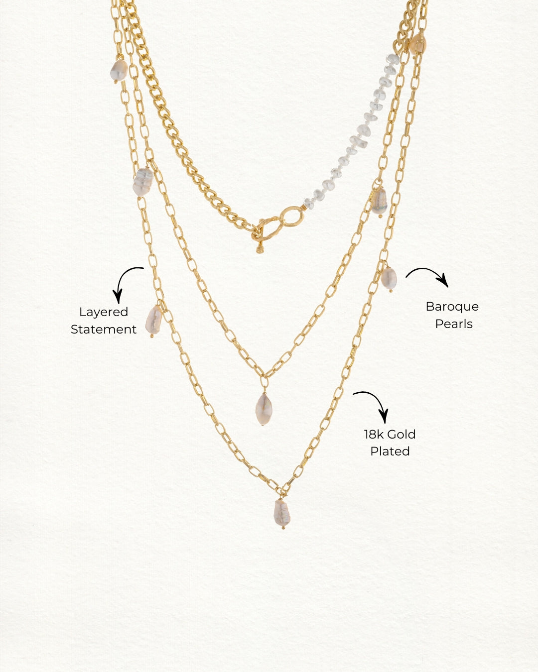 Elysian Pearl Necklace 