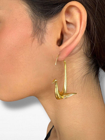 Swan Earrings 