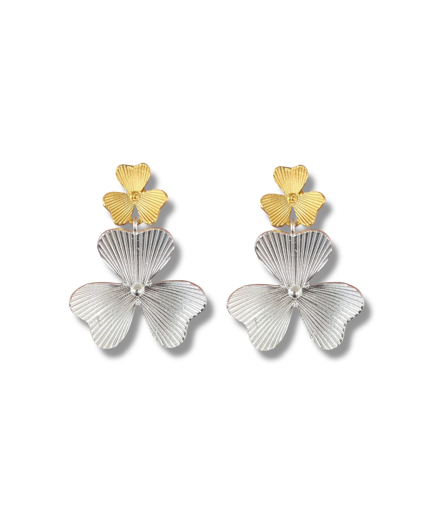 Floralis Dual Tone Earrings