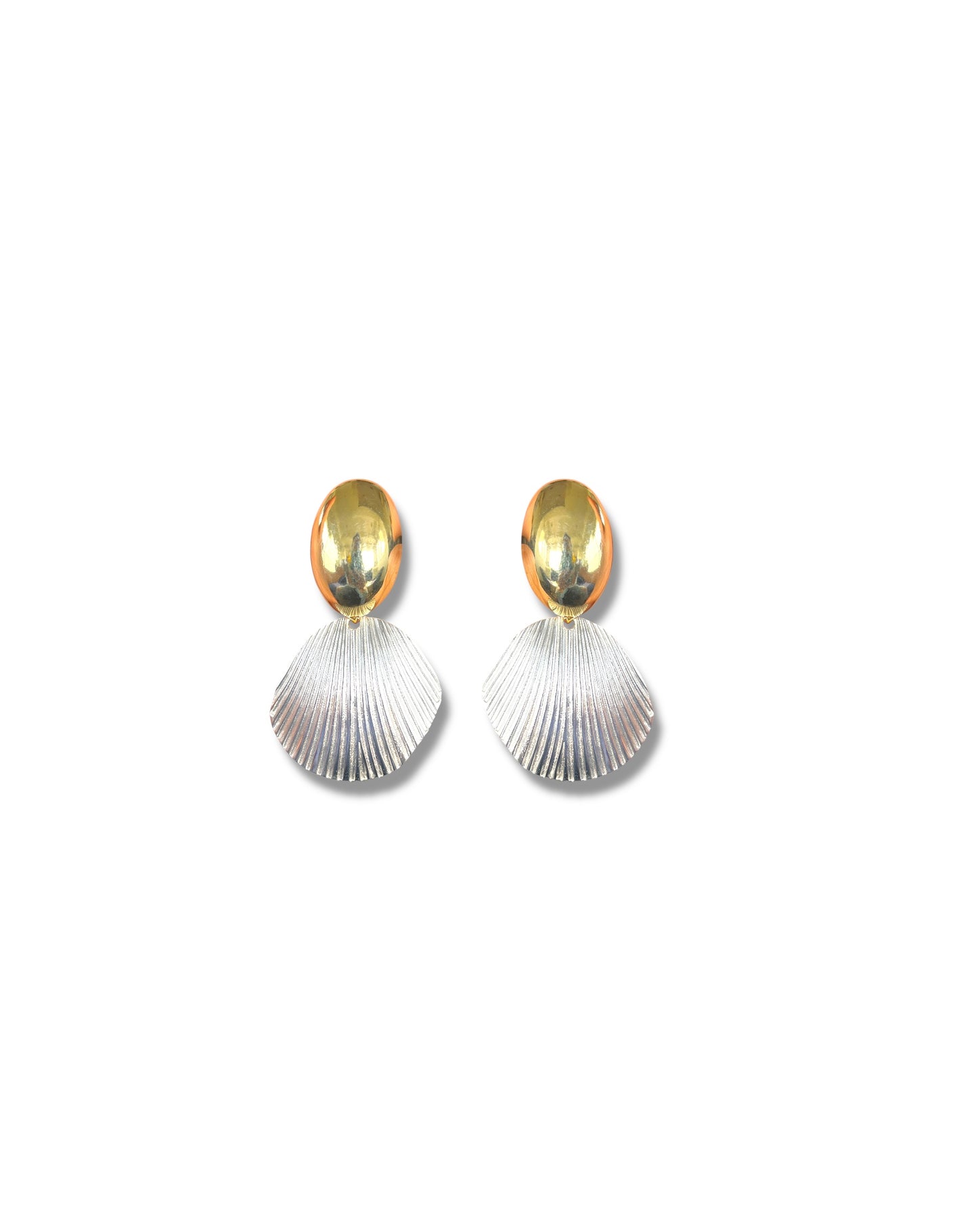 Beach Dual Tone Earrings