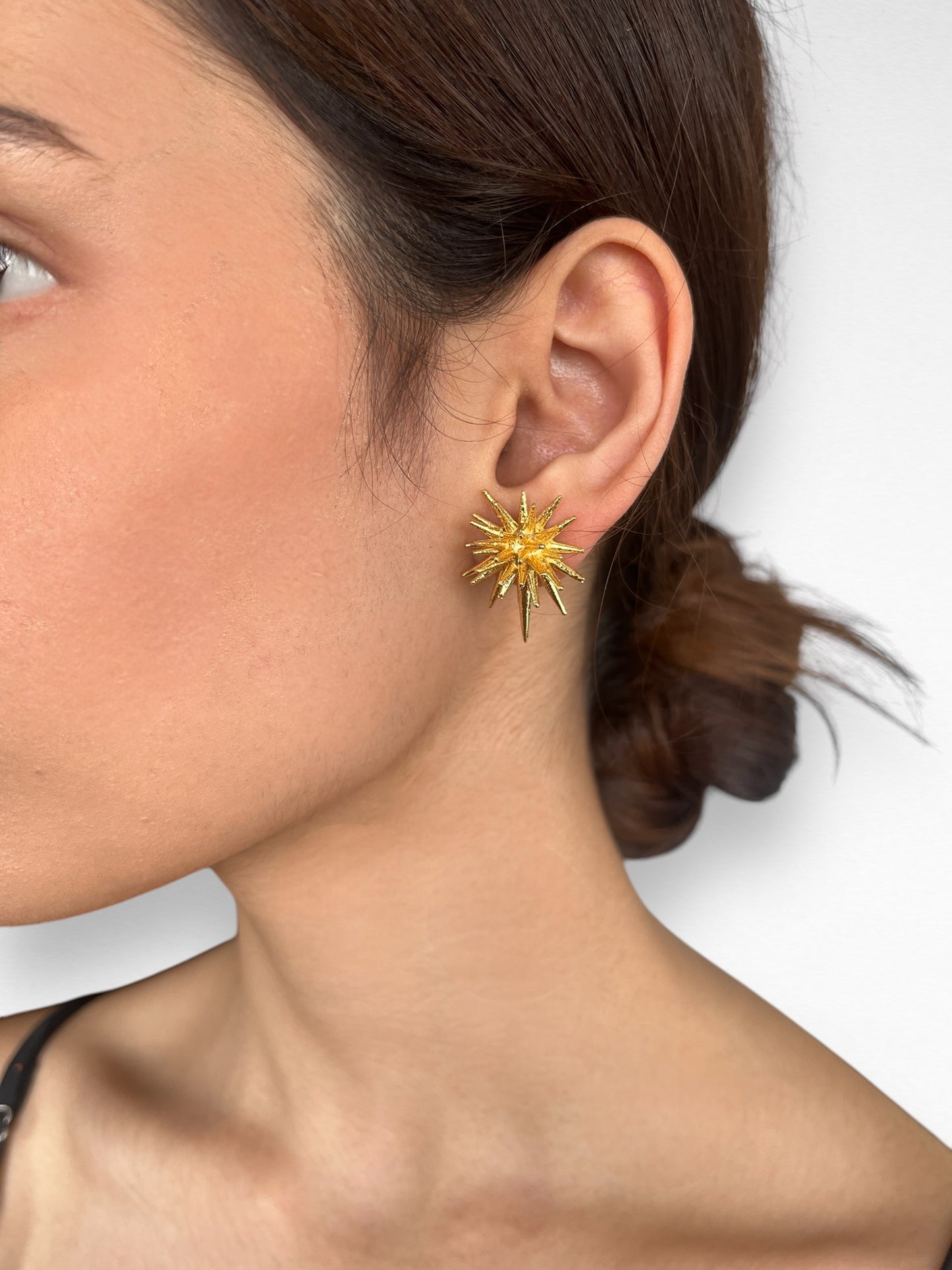 Golden Spike Earrings