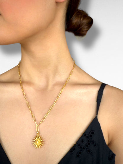 Sun & Rays Necklace
