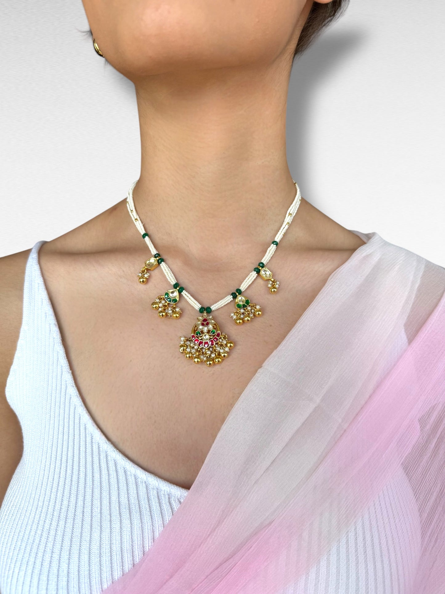 Jade Necklace & Earring Set