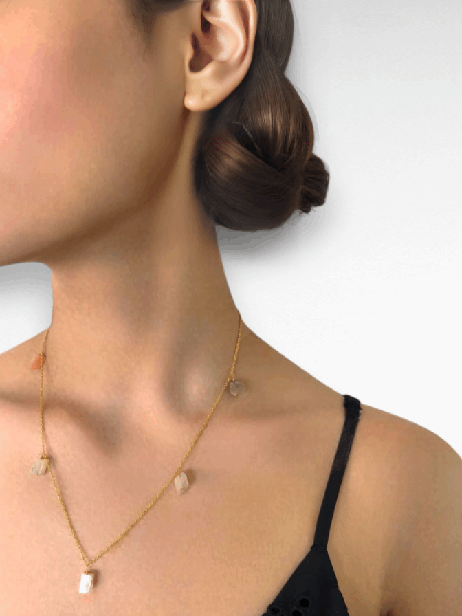 Pastel Stones Necklace 