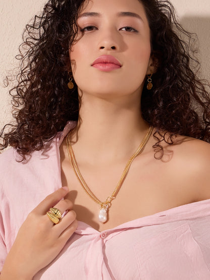Baroque Charm Necklace