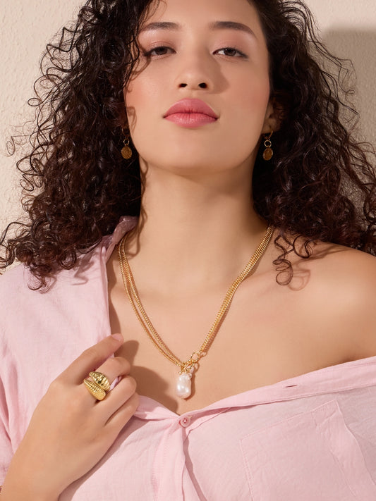 Baroque Charm Necklace