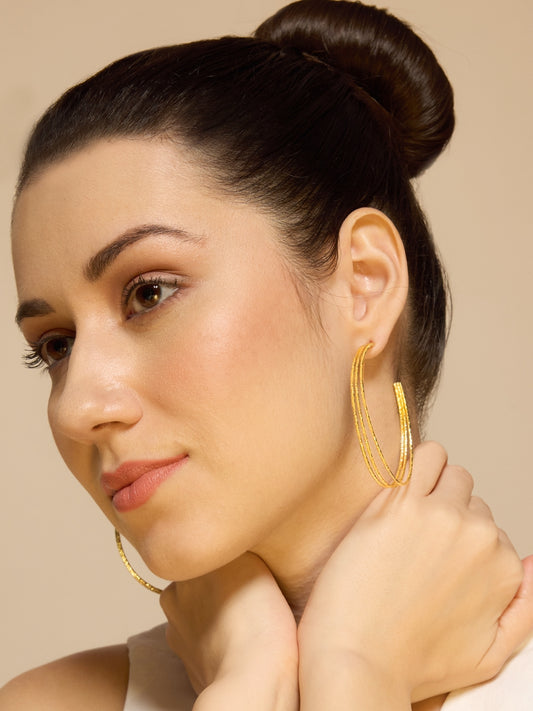 3D Hoops-Gold