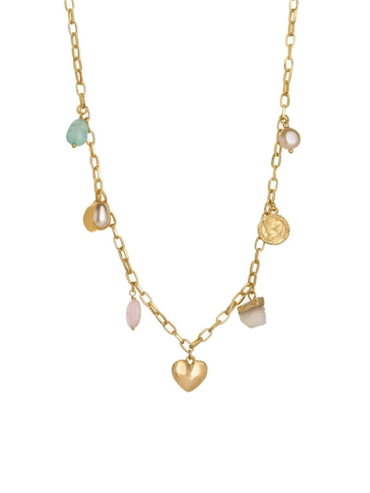 Heart & Stones Necklace