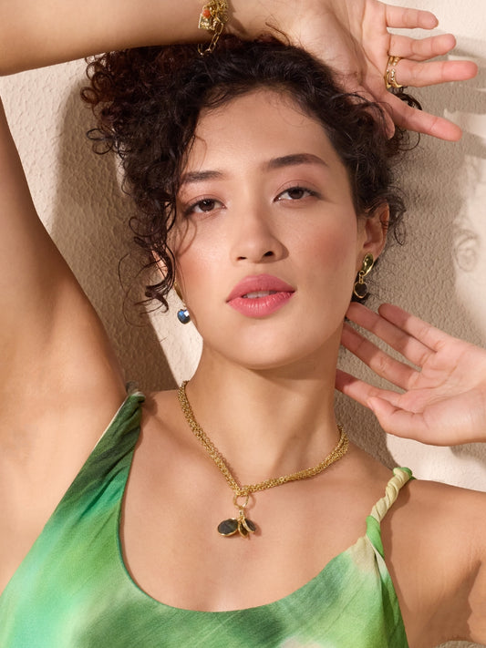 Aura Link Stone Necklace