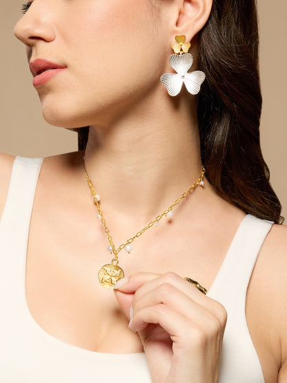 Pearl Charm Necklace