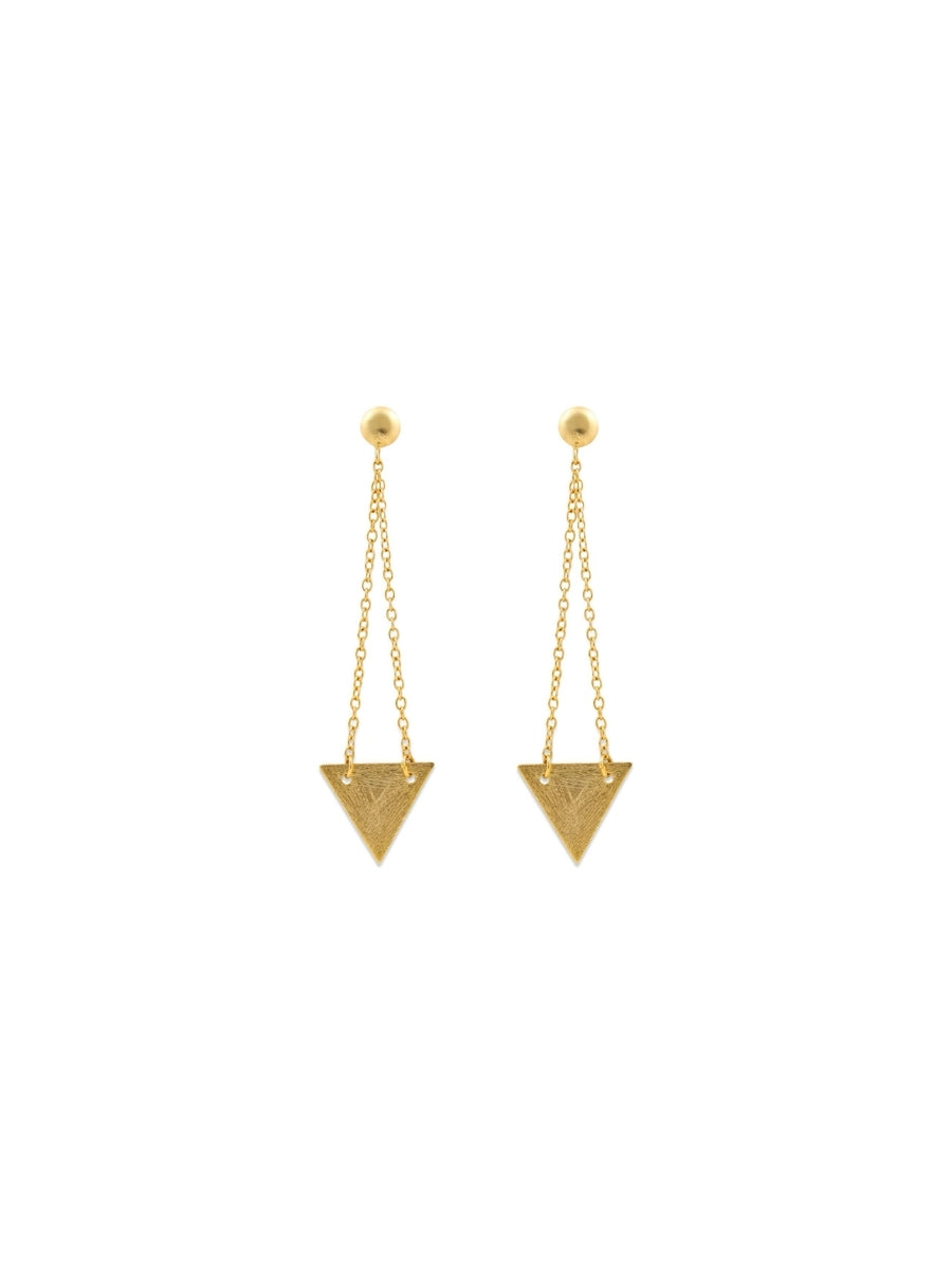 Triangle Drop Earrings